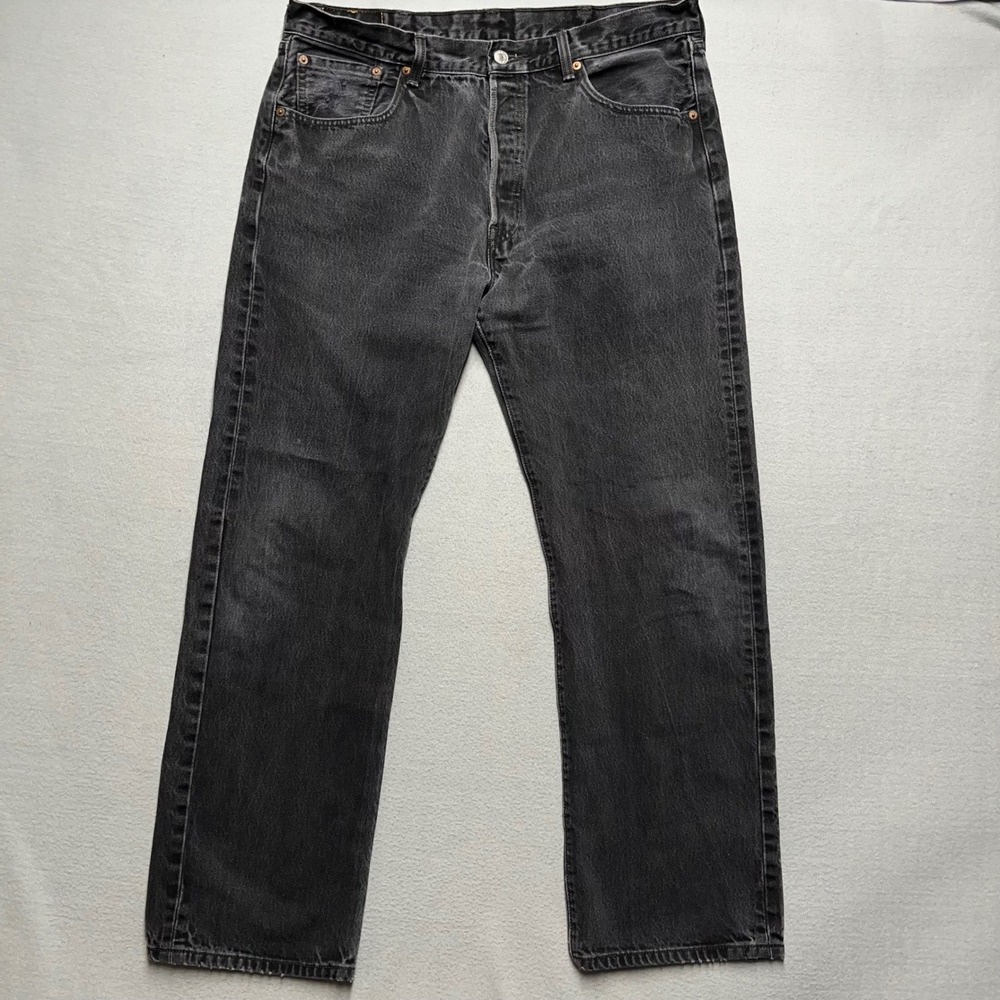 Vintage style Levis jeans 501 XX Mens 38x32(fit 36x31 Faded Black Straight‎ leg